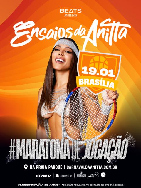 Cartaz do evento Ensaios da Anitta